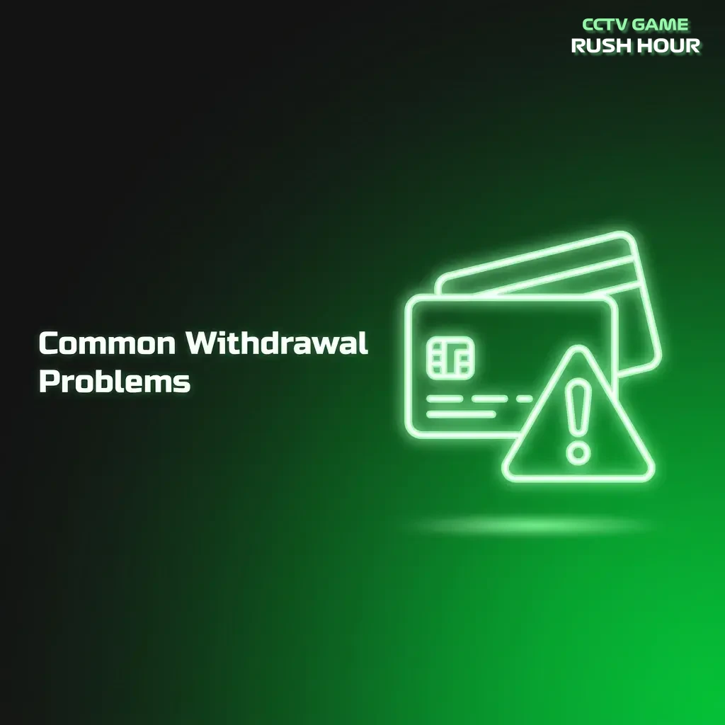 Online casino withdrawal problems including pending requests, KYC issues, wagering requirements, and payment method errors