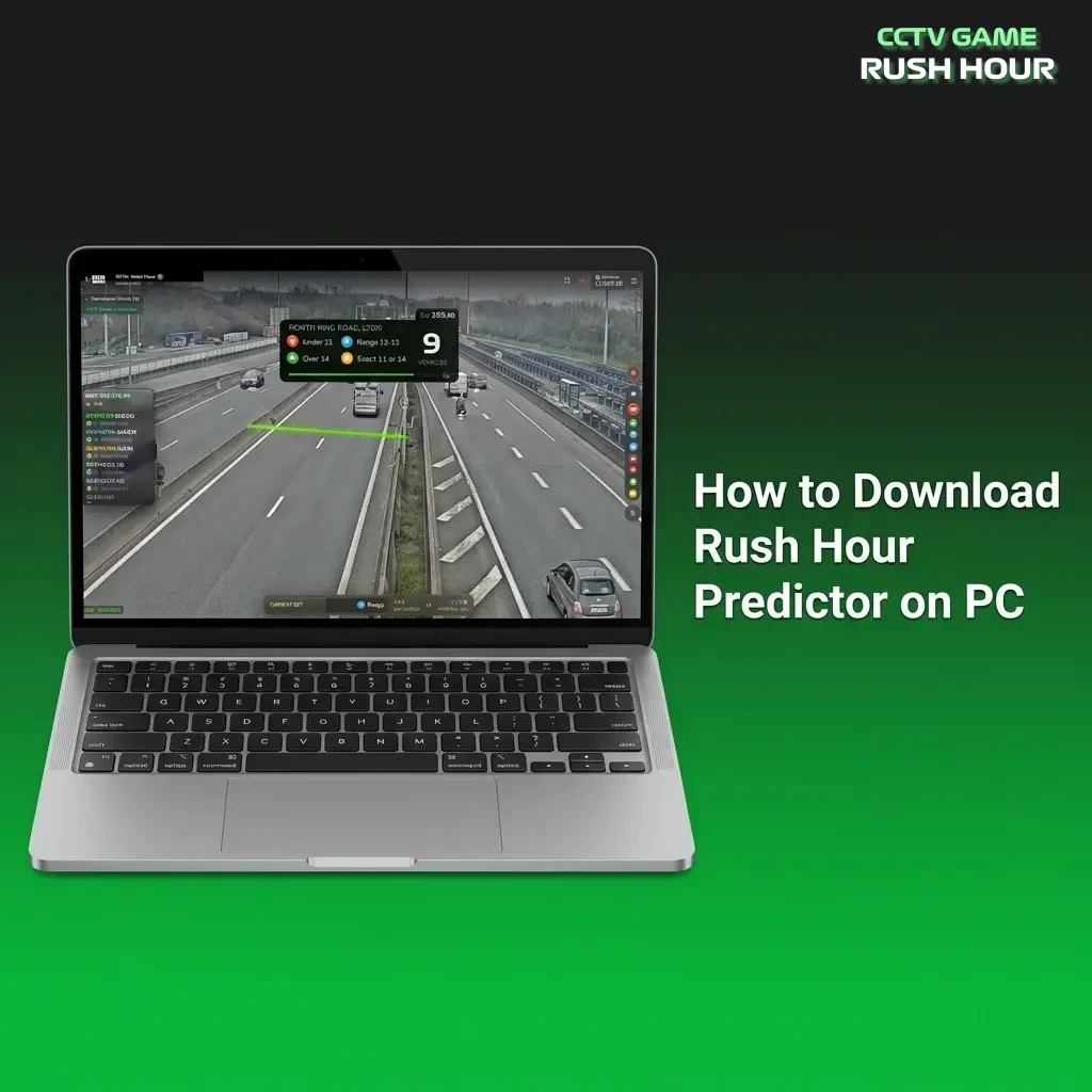 Downloading and installing Rush Hour Predictor on PC with antivirus scan and account setup steps