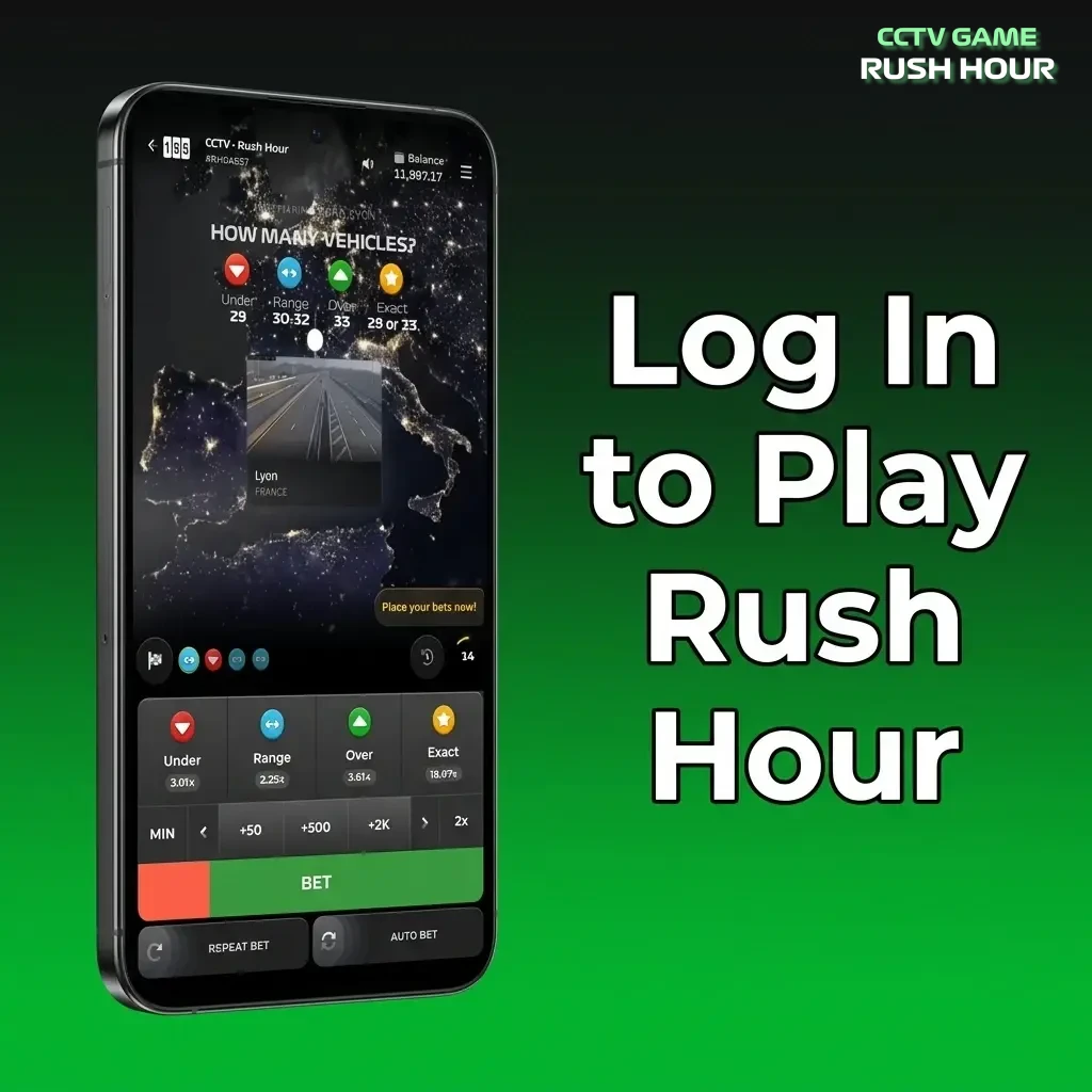 Parimatch login steps on website and app to access Rush Hour game quickly on any device