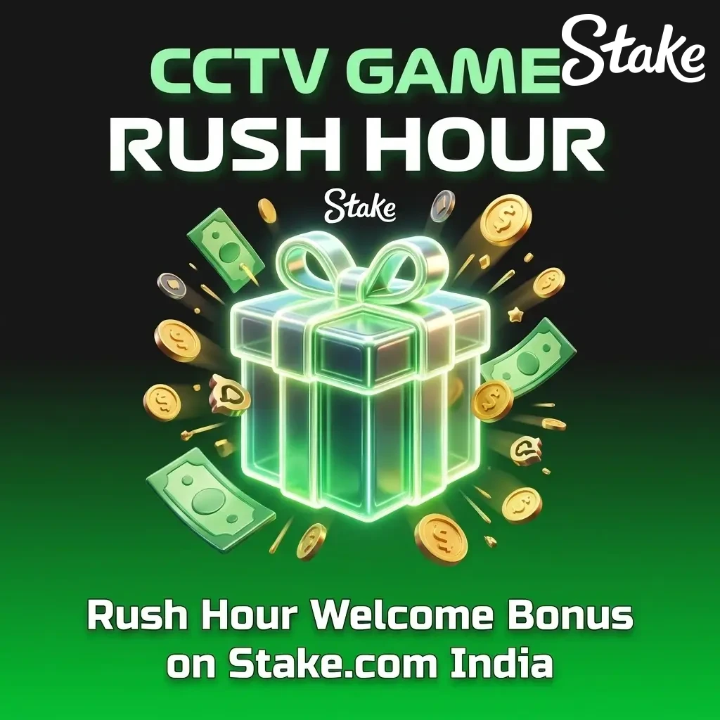 Stake.com India Rush Hour Weekly Raffle bonus — earn tickets by wagering on eligible casino games