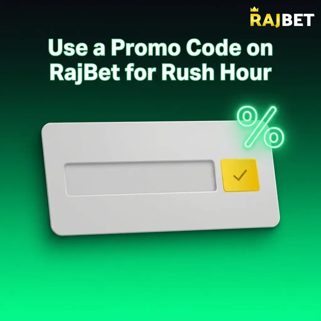 RajBet promo code RAJWIN field during registration for Rush Hour bonus on first deposit