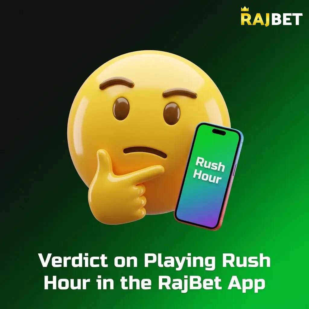 RajBet app verdict for Rush Hour game in India with UPI deposits, INR support and welcome bonus up to 1,00,000 INR