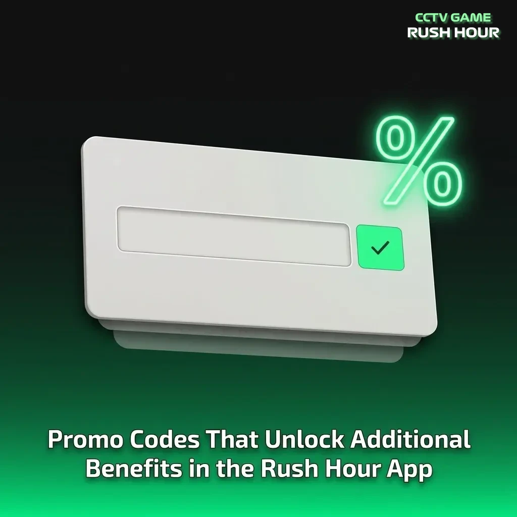 Rush Hour app promo codes table listing brands like Parimatch, 1win, Betway and LeoVegas with bonus codes